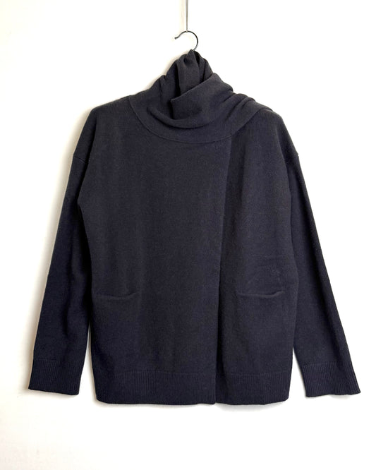 Pure relaxed scarf jacket