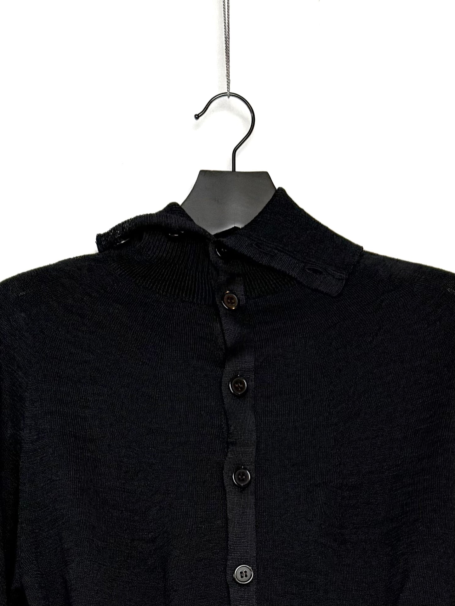 WG cardigan with collar