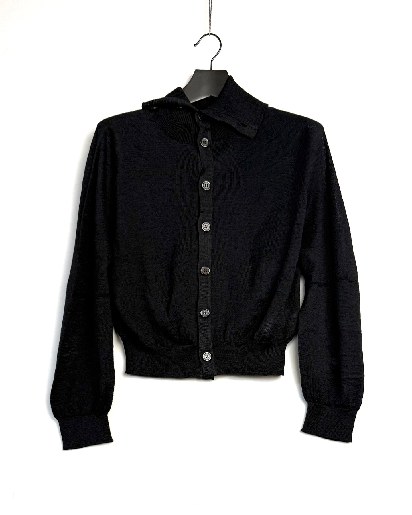 WG cardigan with collar