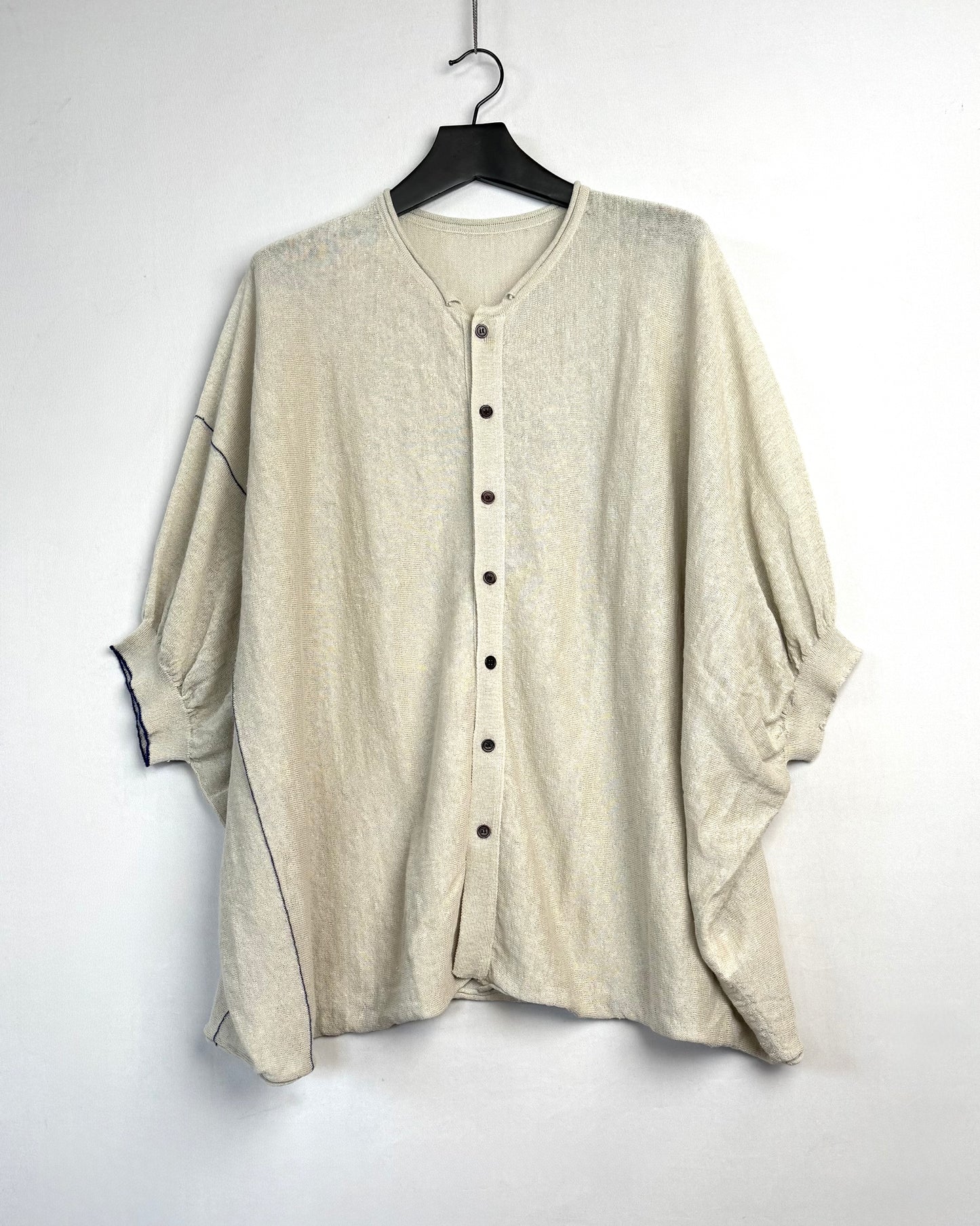 WG 1/2 sleeve big cardigan