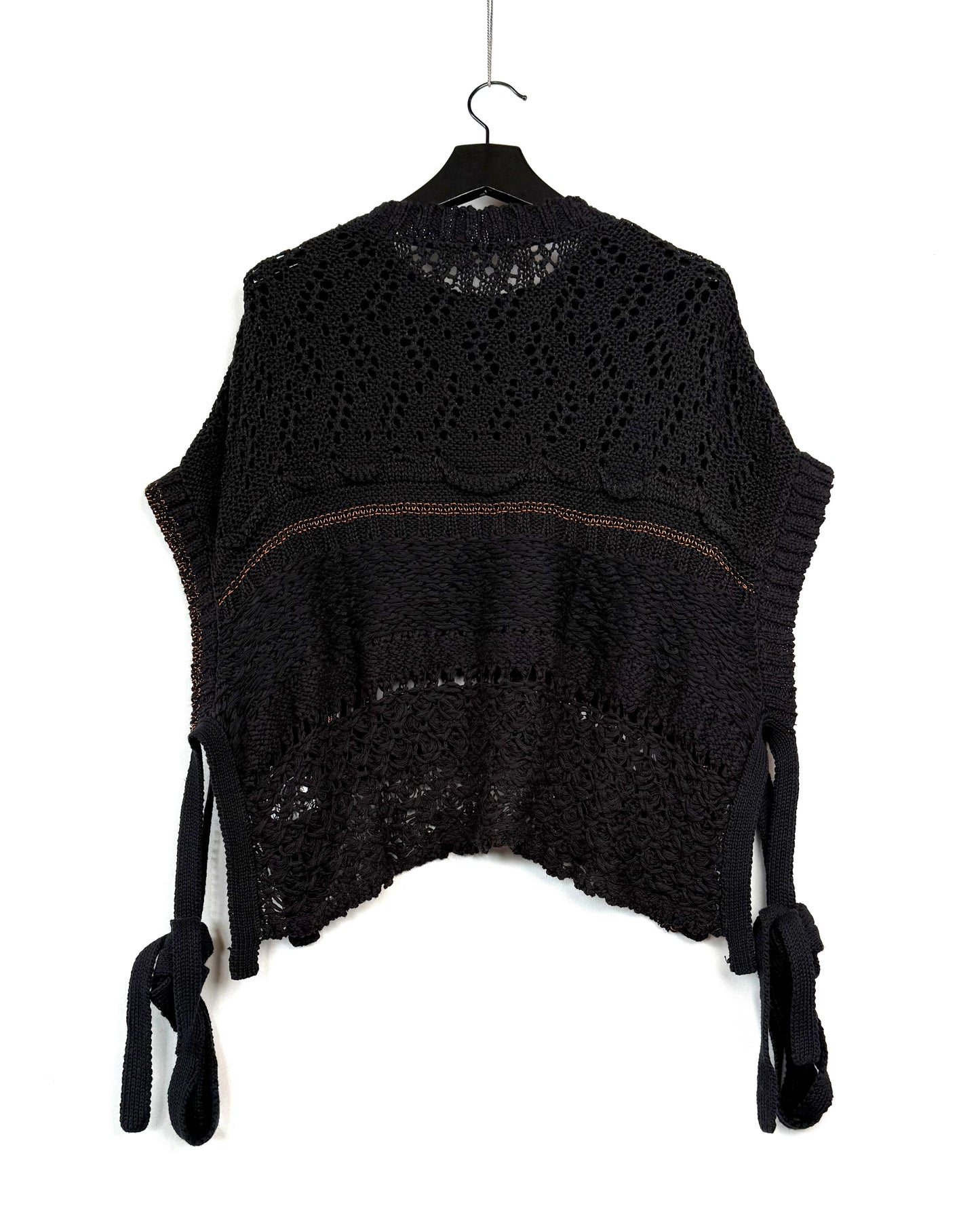 Asymmetric fb vest w/ tp
