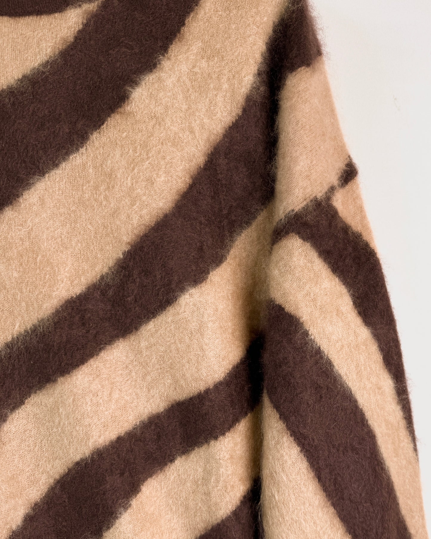 Brushed Sanya zebra crew