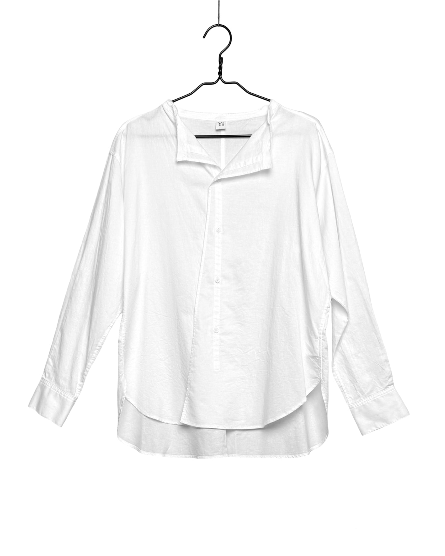 U-fringe colar blouse