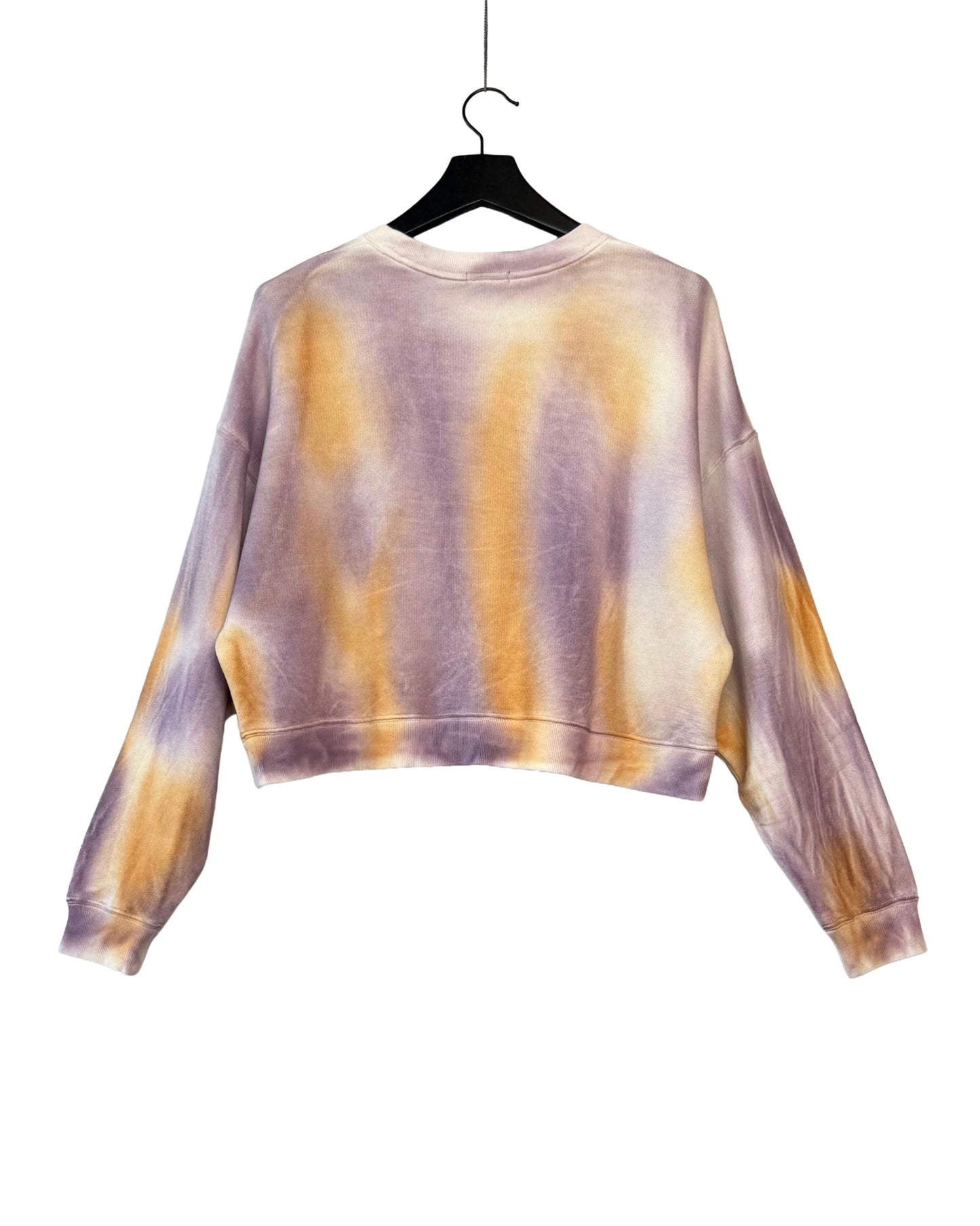 I don`t care cropped crewneck