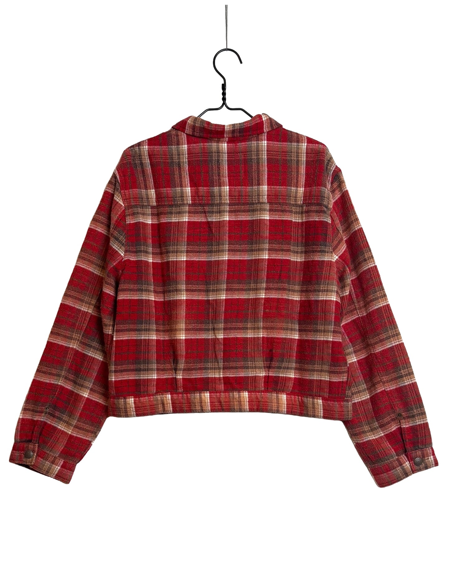 Relaxed pleated trucker jacket