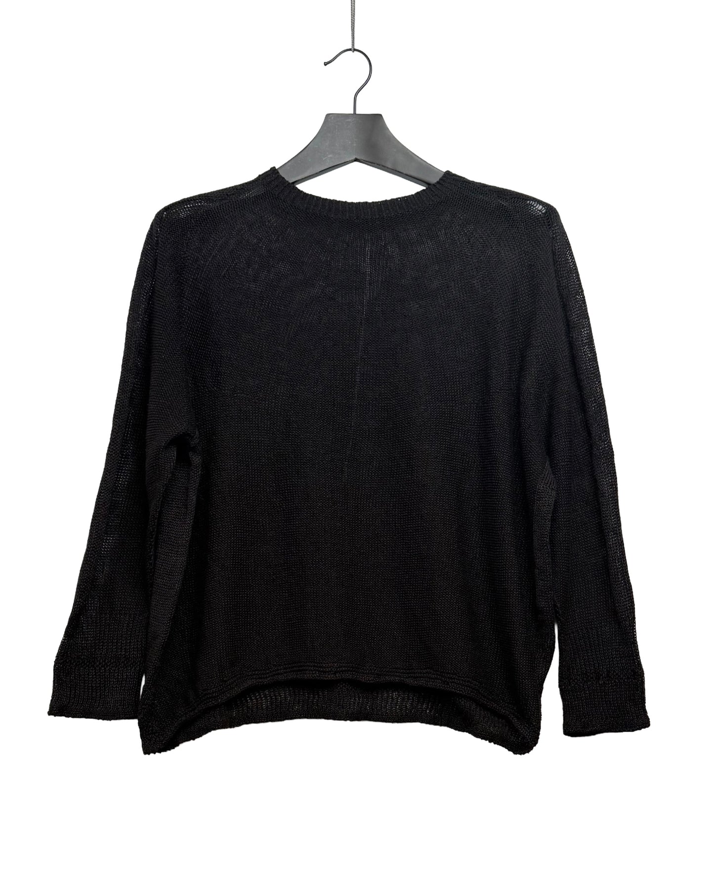 Normandy linen crew neck pullover