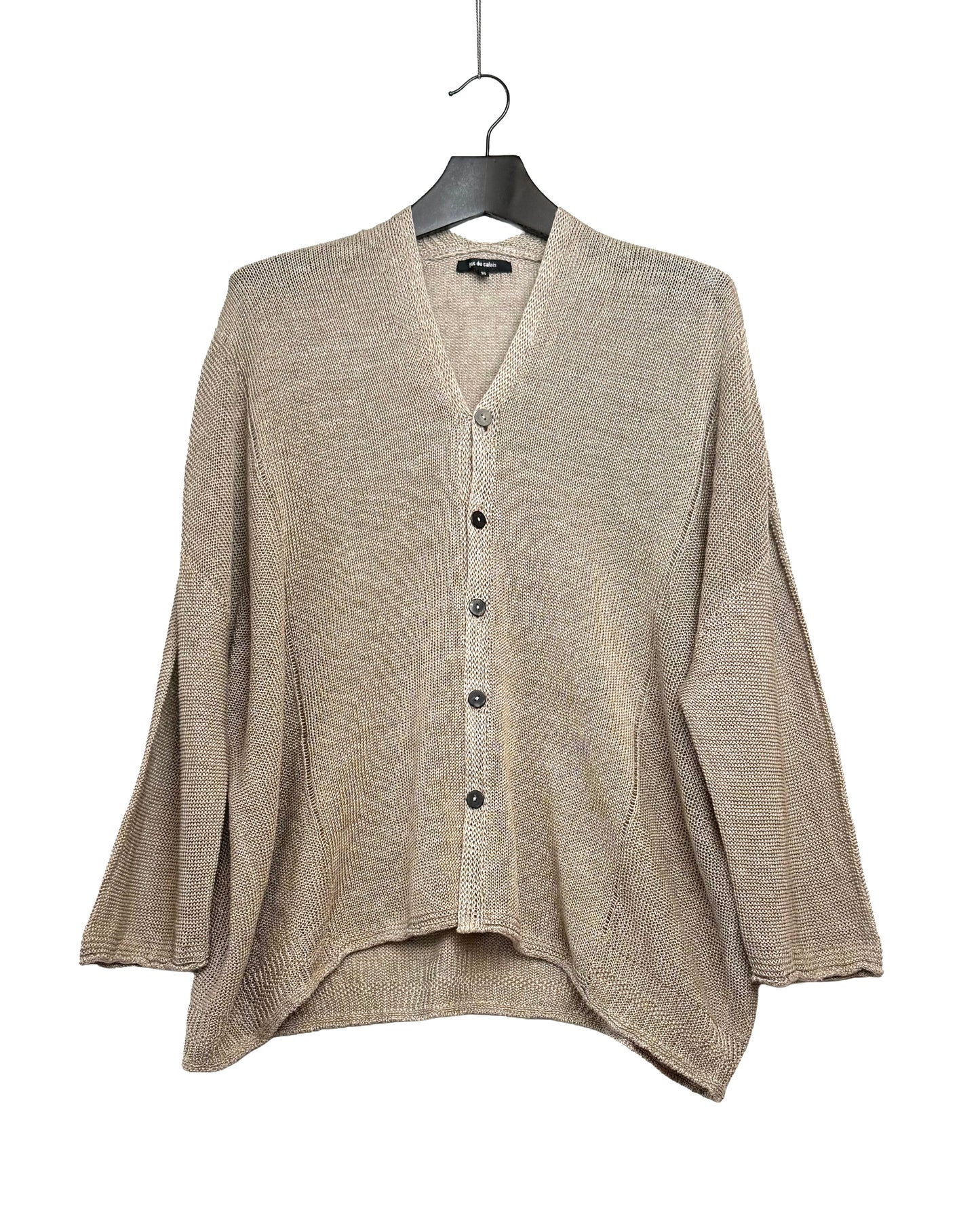 Normandy linen v neck cardigan