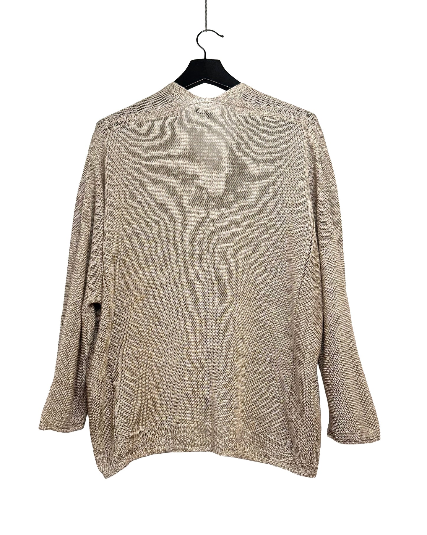 Normandy linen v neck cardigan