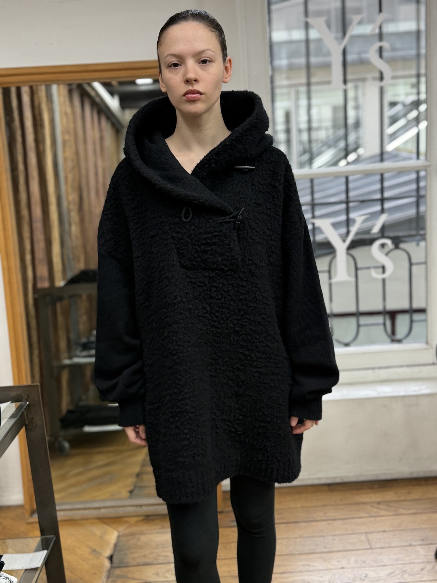 Toogle buttun hoodie