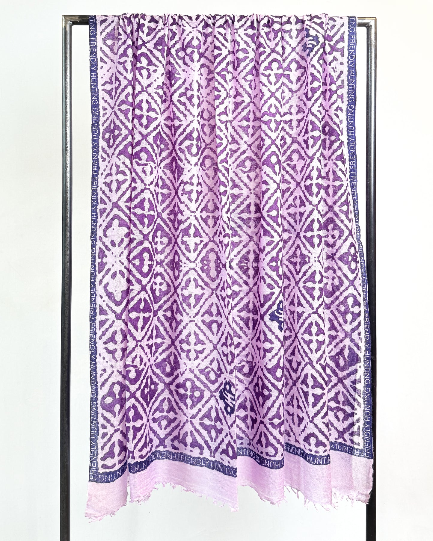 Felted stole print Eyes of Marrakesh