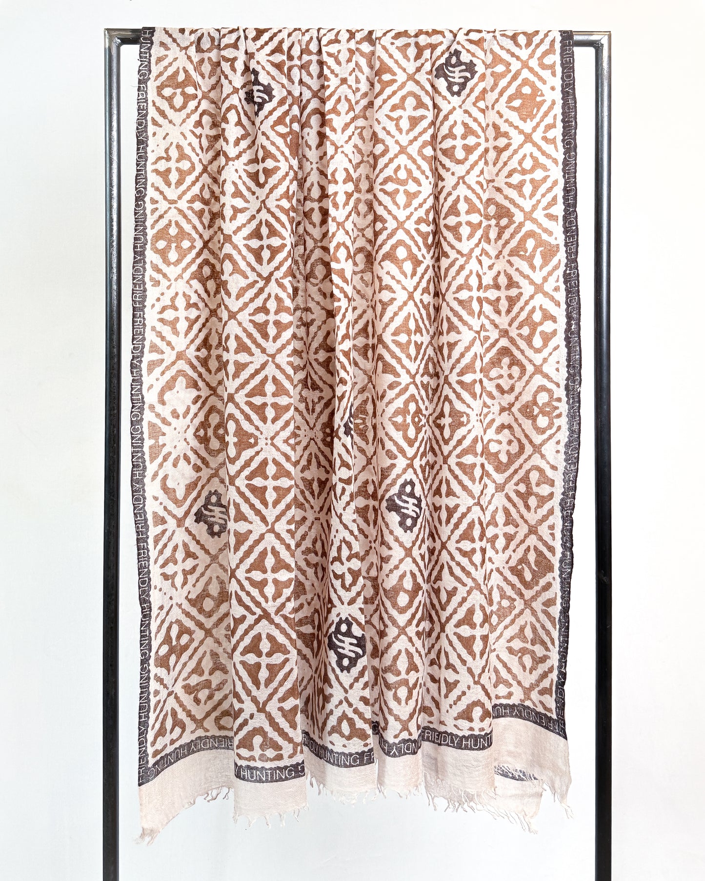 Felted Stole print Eyes of Marrakesh