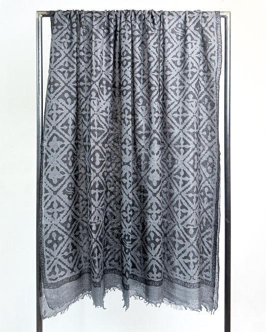 Felted Stole print Eyes of Marrakesh