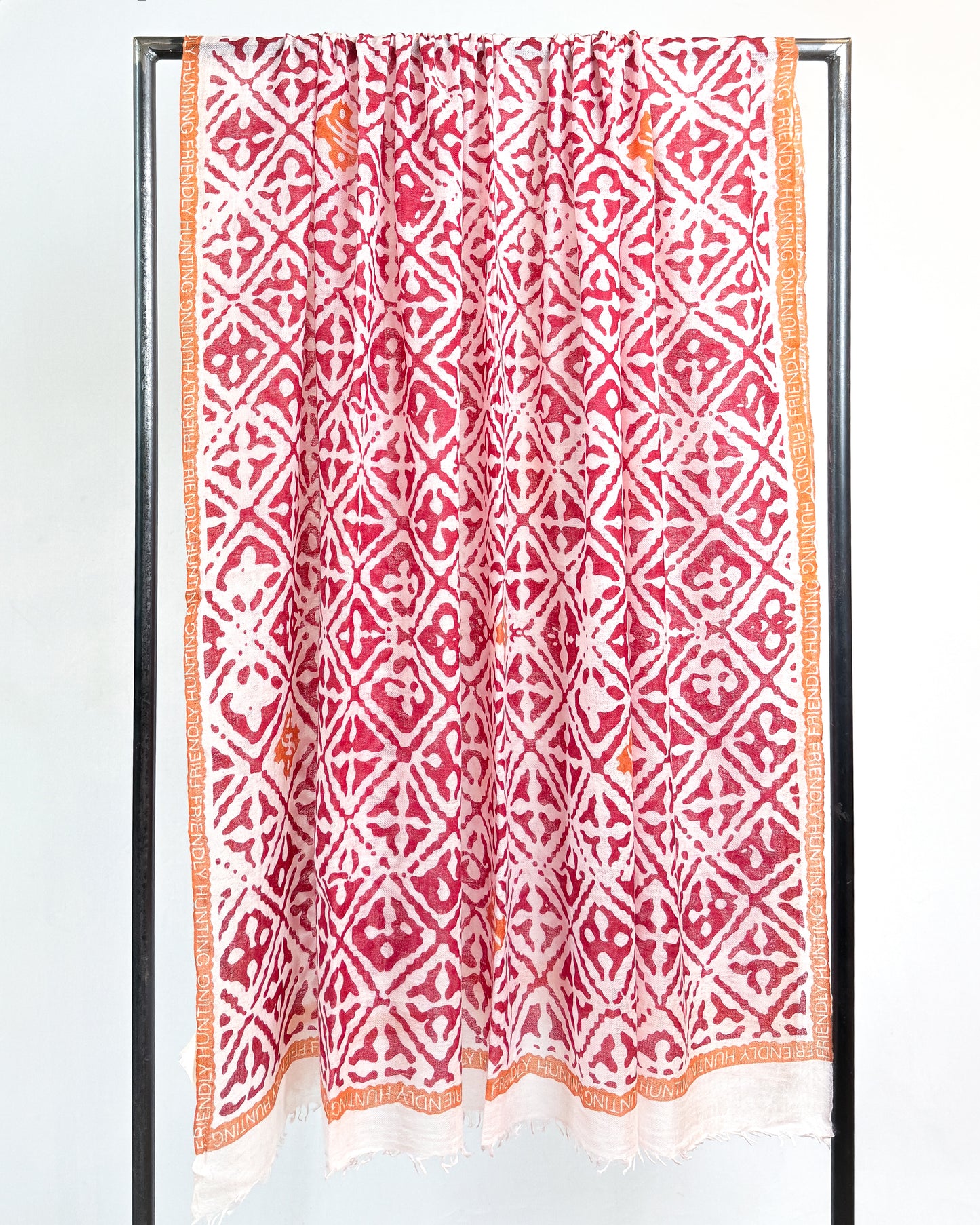 Felted Stole print Eyes of Marrakesh