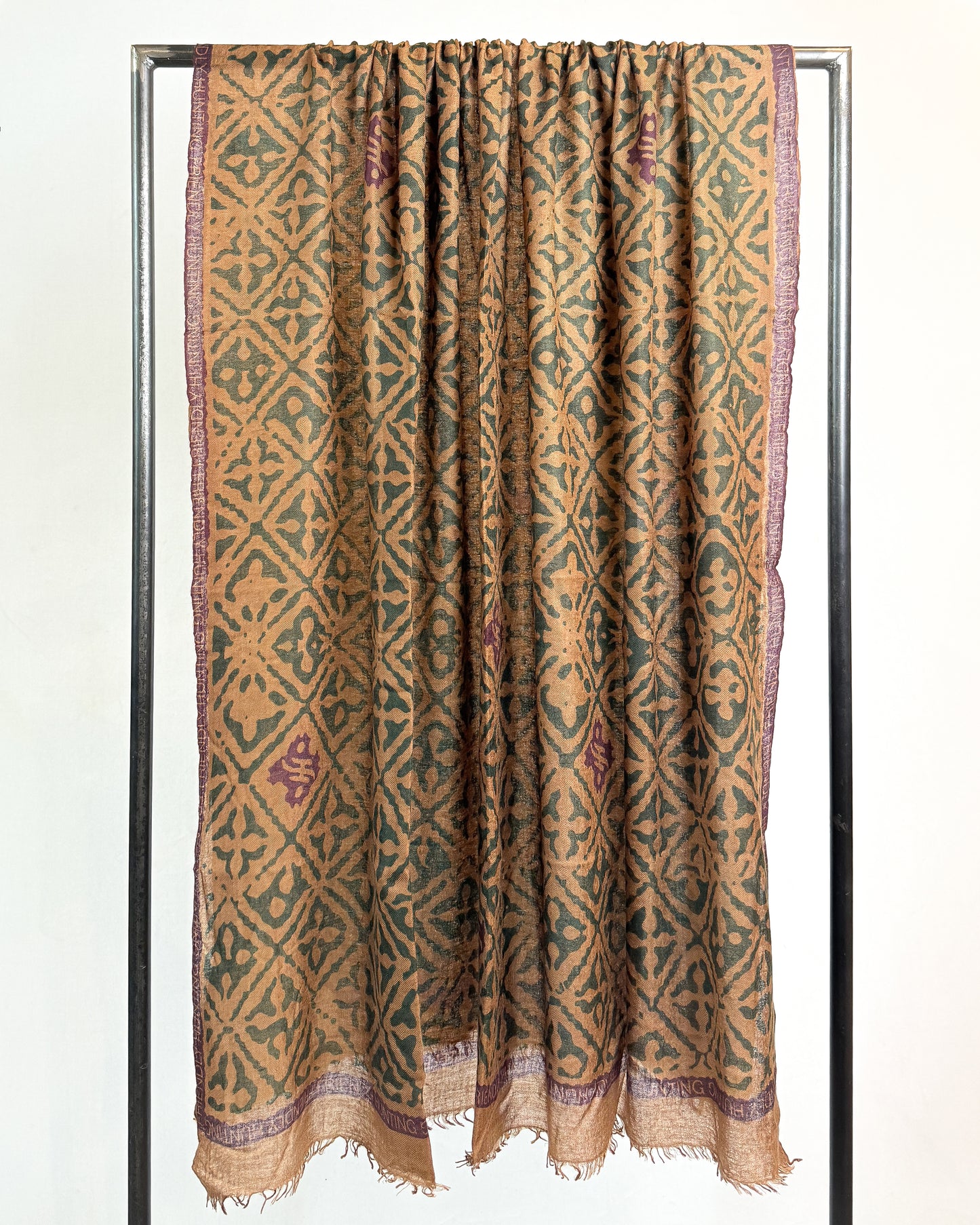 Felted Stole print Eyes of Marrakesh