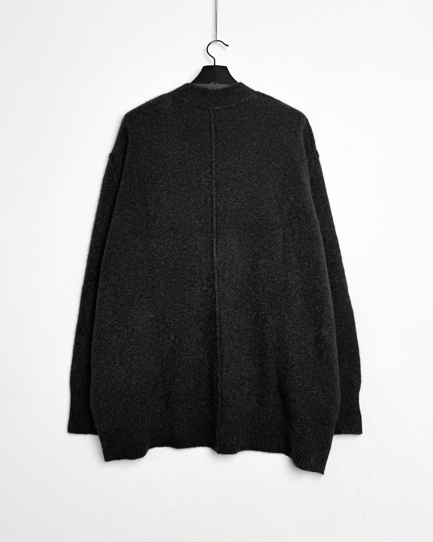 Stretch cashmere oversize cardigan