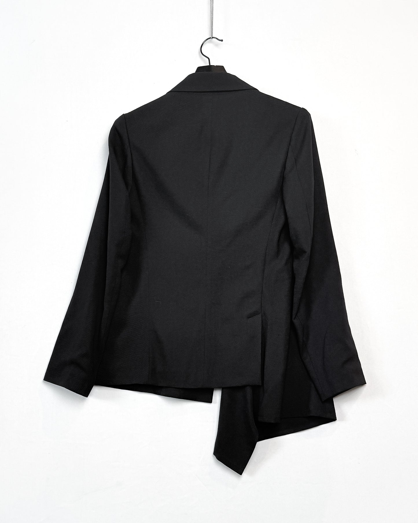 O-right cloth asymmetery jacket