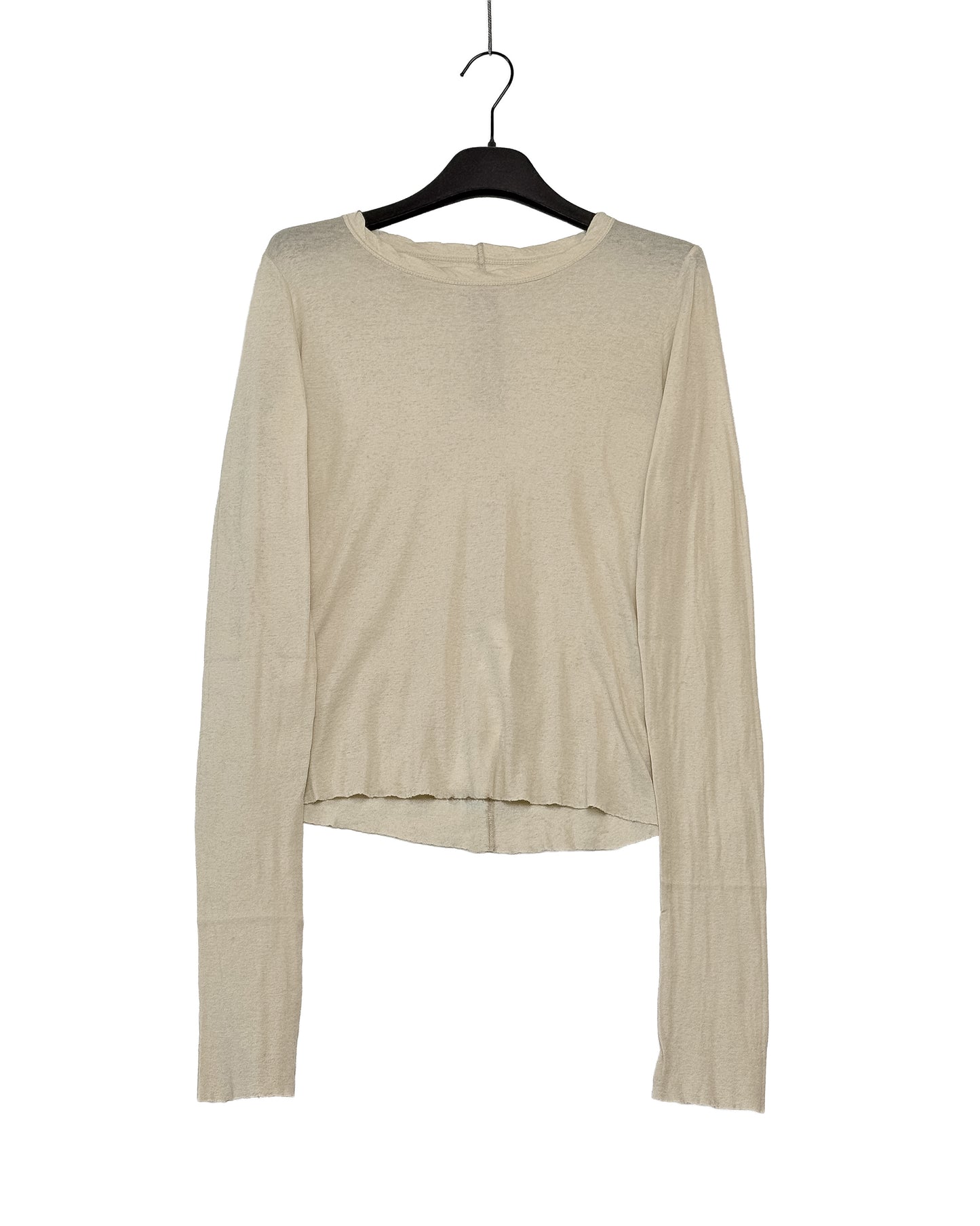 TEMPLE-T-shirt-cropped rib LS-T