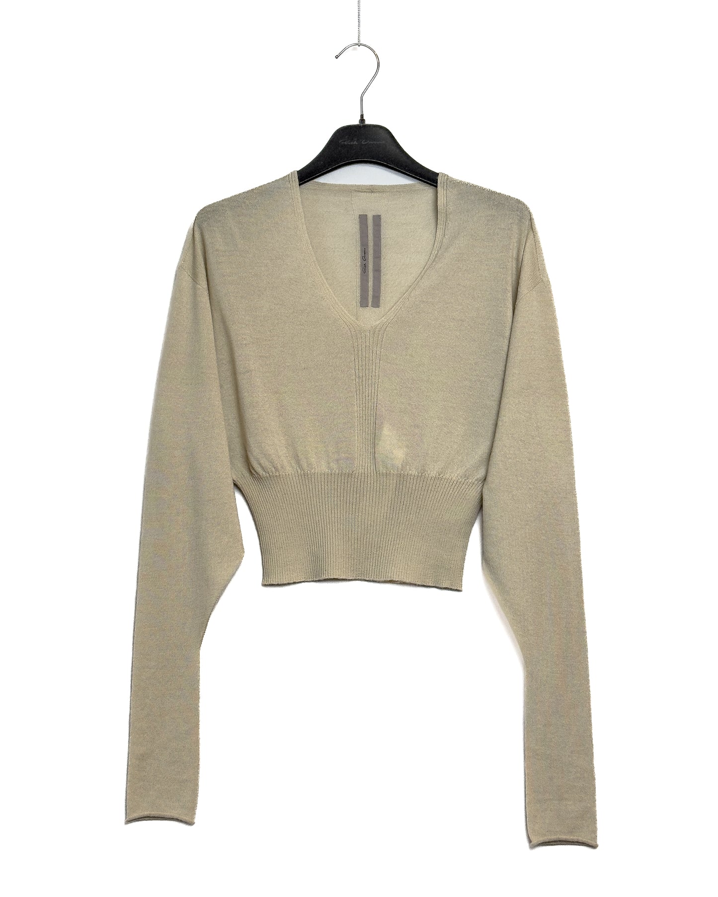 TEMPLE-Maglia-V cropped top