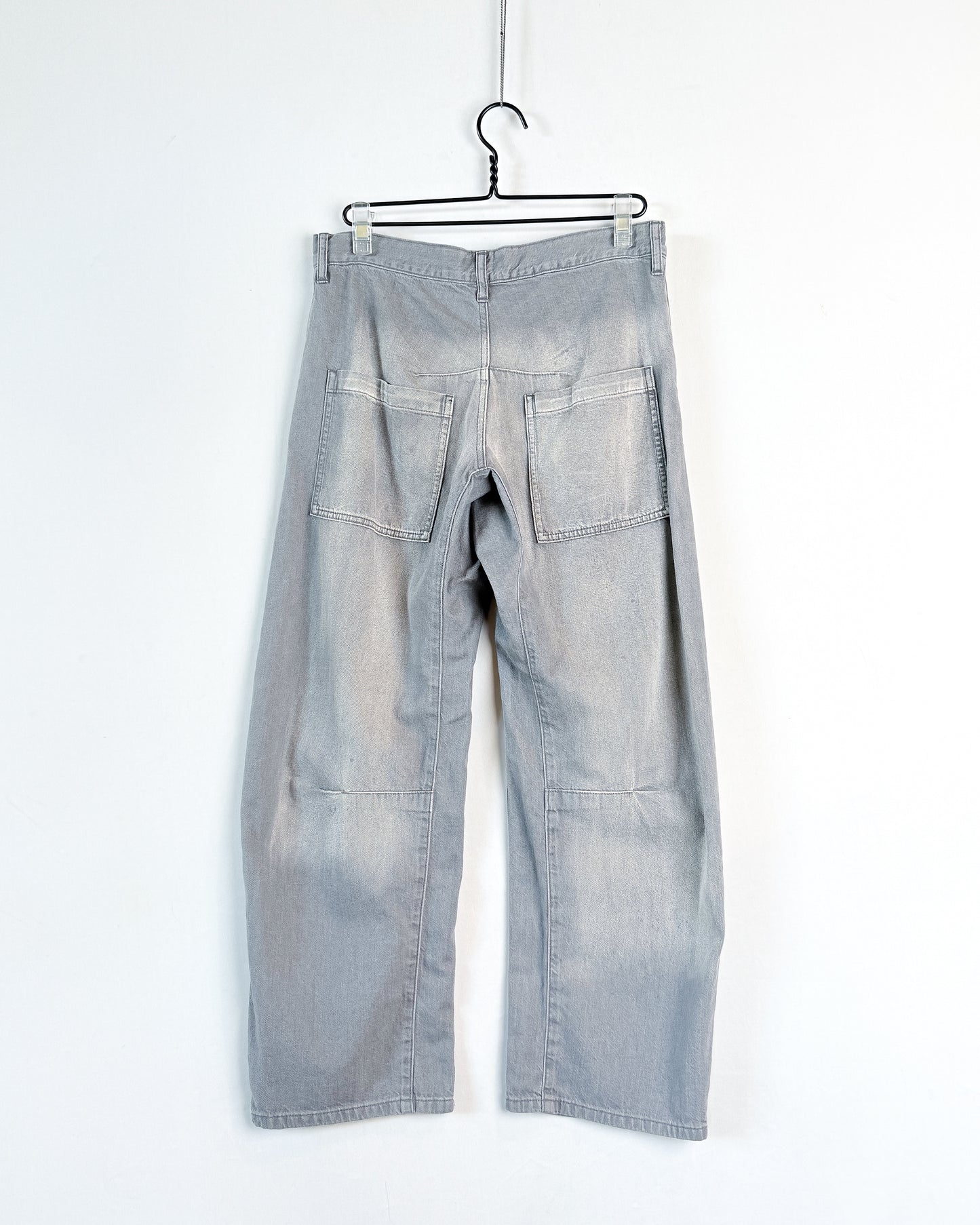 U-wide pants with gusset