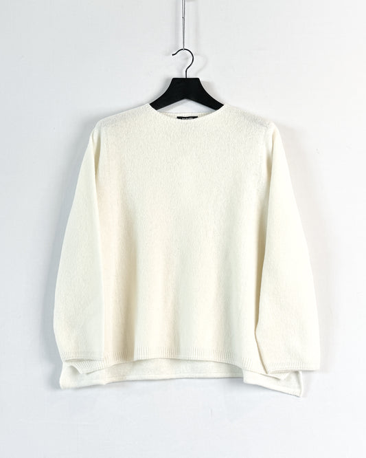 Fine wool crewneck pullover