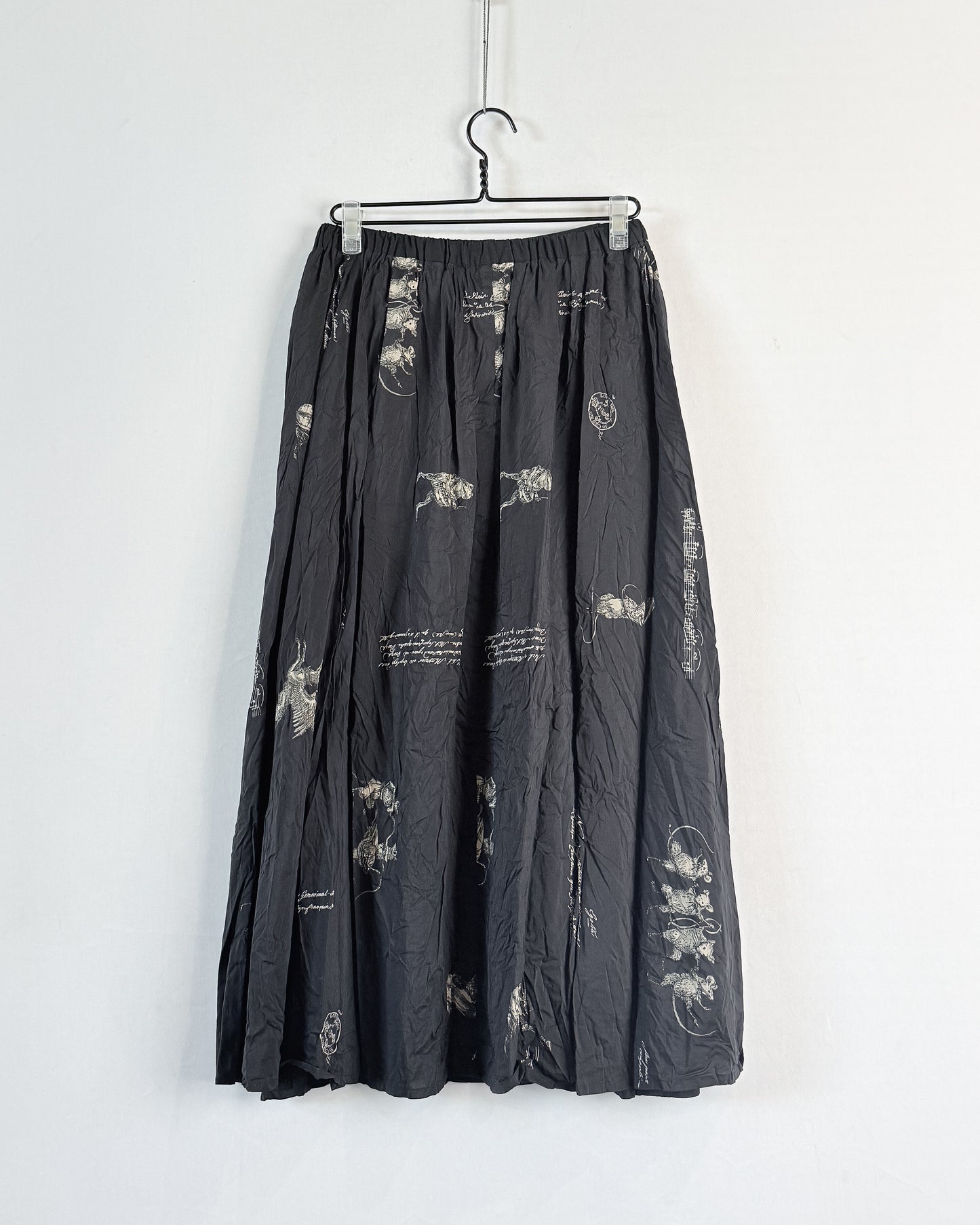 Animal concert print skirt