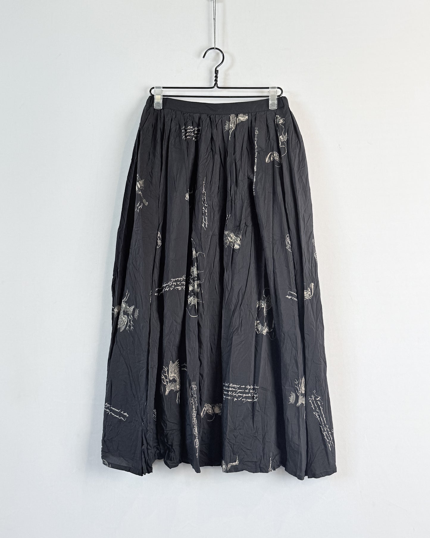 Animal concert print skirt