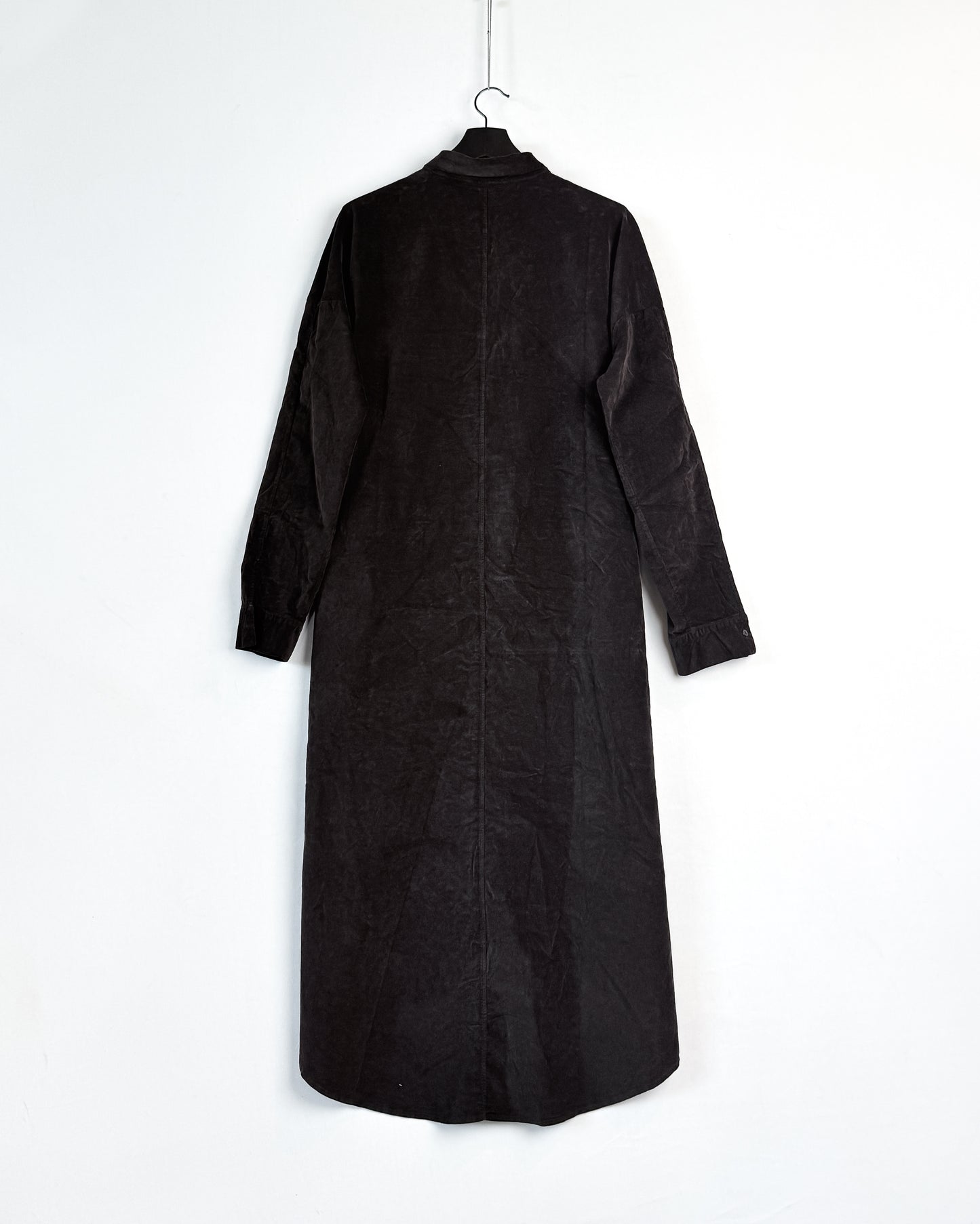 Long shirt dress velvet
