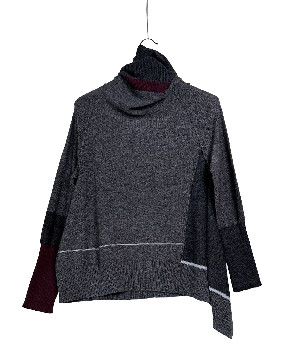 Drape sleeve pullover