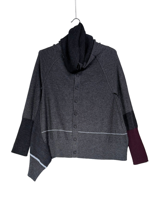 Drape sleeve pullover